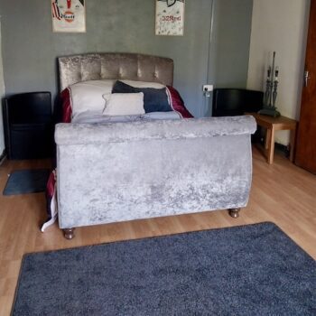 Chambre d'une maison anglaise du Morbihan