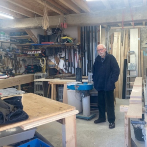 L'atelier manuel de Wouter - hôte de séjour linguistique en Occitanie