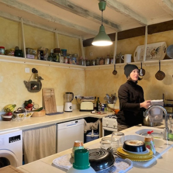 plats américains et français chez un couple natif en france