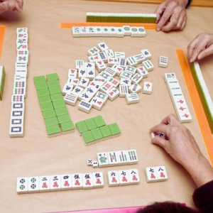 Activité initiation au Mahjong chez un couple d'anglais dasn l'Aude