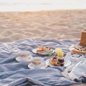 pique-nique sur la plage